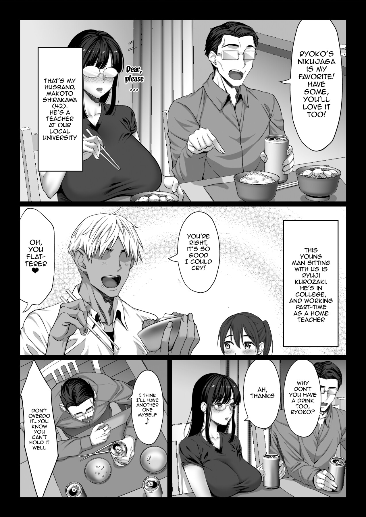 Hentai Manga Comic-A Story About a Plain Wife Falling As a Masochist To a Dick-Read-3